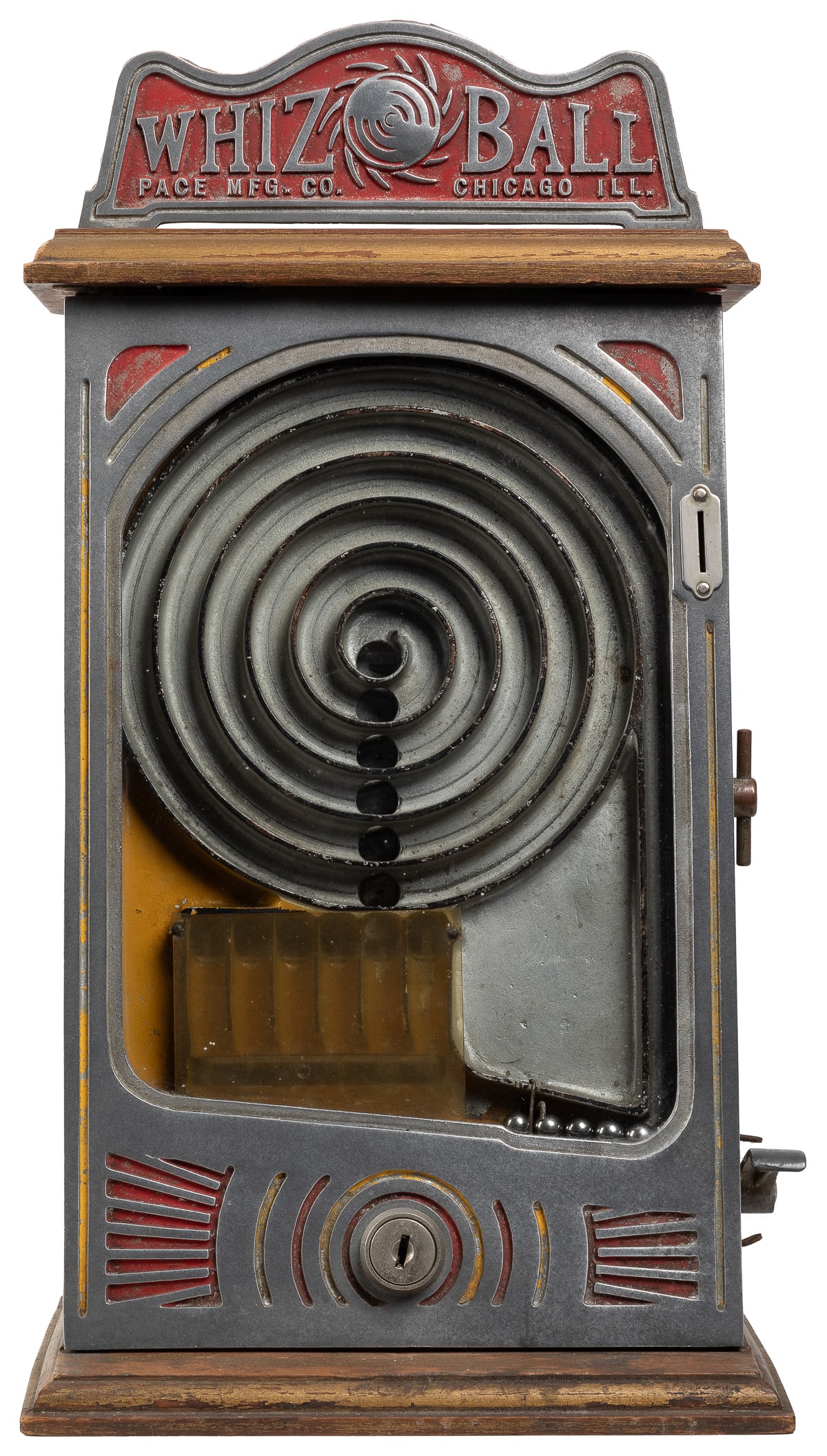 Pace Mfg. Co. Whiz Ball 1 Cent Trade Stimulator. Chicago, c... (1 of 1)