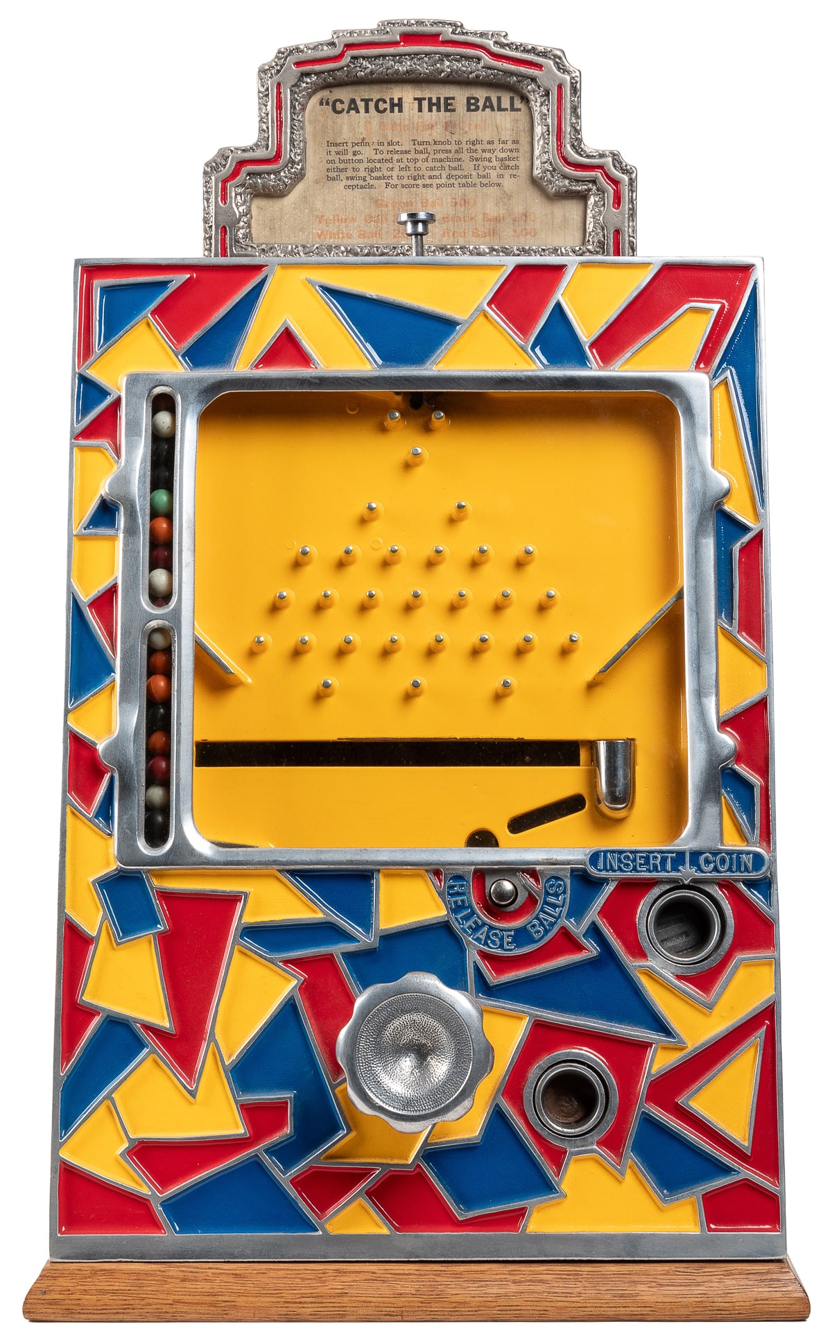 Mills 1 Cent “Catch the Ball” Countertop Game. Chicago, ca.... (1 of 1)