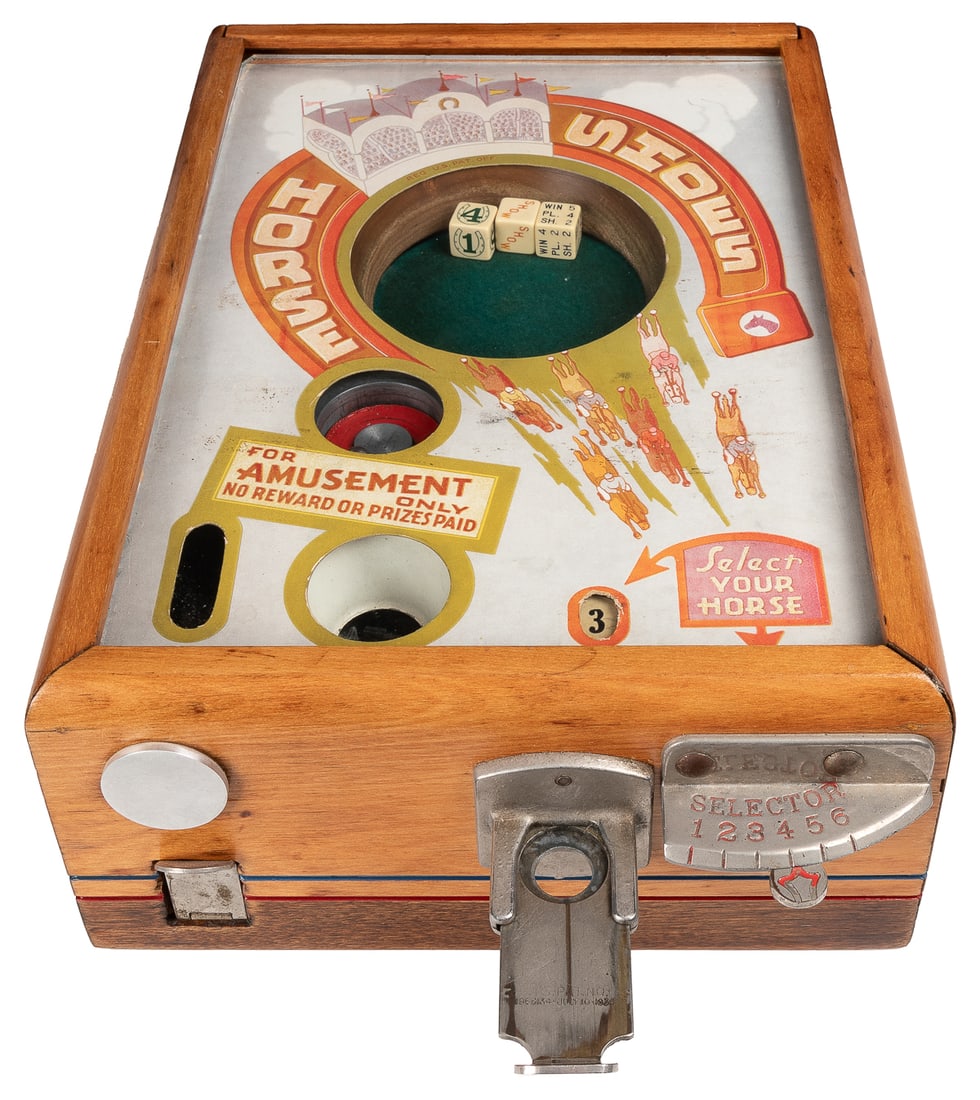 Exhibit Supply Co. Horse Shoes 25 Cent Dice Game Trade Stim... (1 of 1)