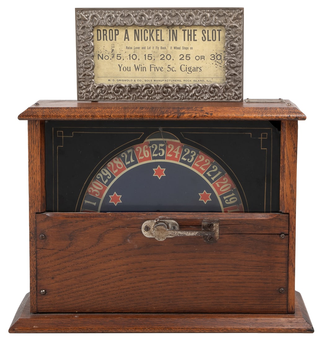 Griswold Star “Wheel of Fortune” 5-Cent Countertop Trade St... (1 of 2)