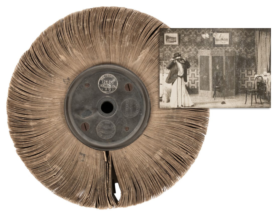 Mutoscope Reel / Peeping Tom Prank. American Mutoscope and ... (1 of 4)