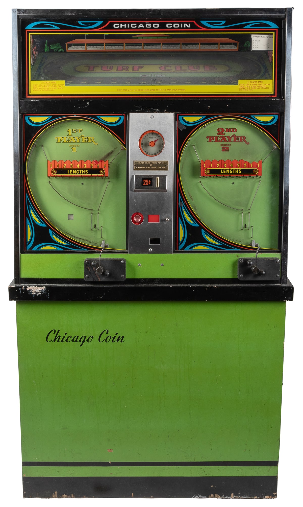 Chicago Coin’s Turf Club 25 Cent Stand-Up Arcade Game. Chic... (1 of 3)