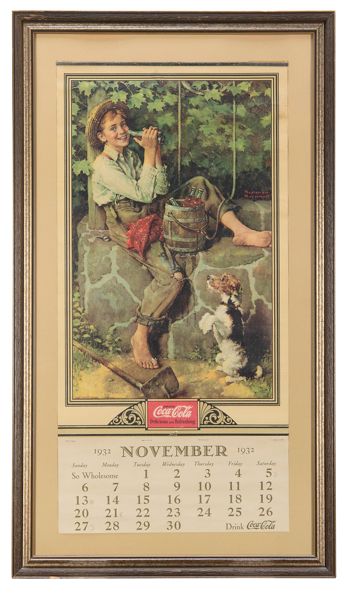 ROCKWELL, Norman (1894—1978). Coca-Cola / The Oaken Barrel.... (1 of 1)