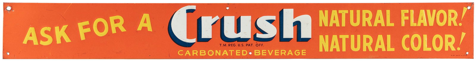 Orange Crush Door Push / Ask for a Crush. Kenton, OH: Sciot... (1 of 2)