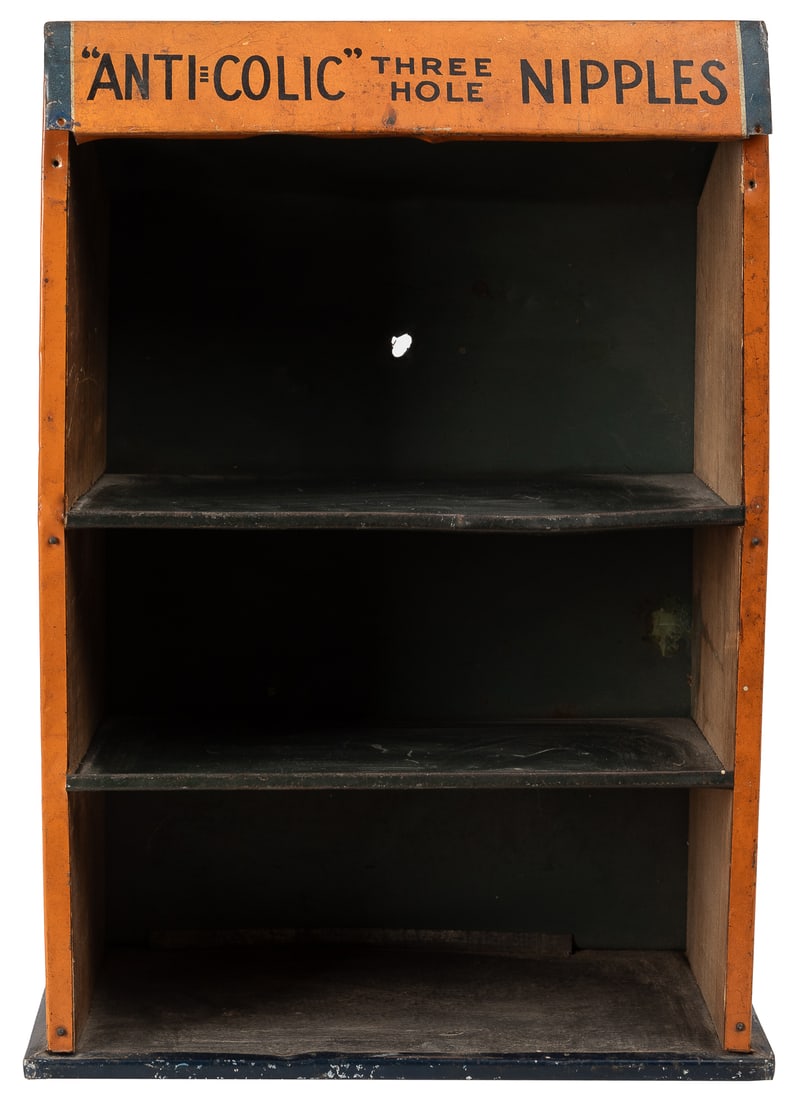 Davol “Anti-Colic” Brand Three Hole Nipples Countertop Disp... (1 of 4)