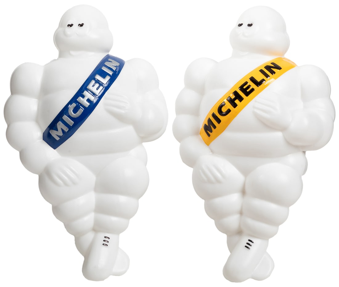 Pair of Bibendum / Michelin Man Figurines. Two hollow plast... (1 of 1)