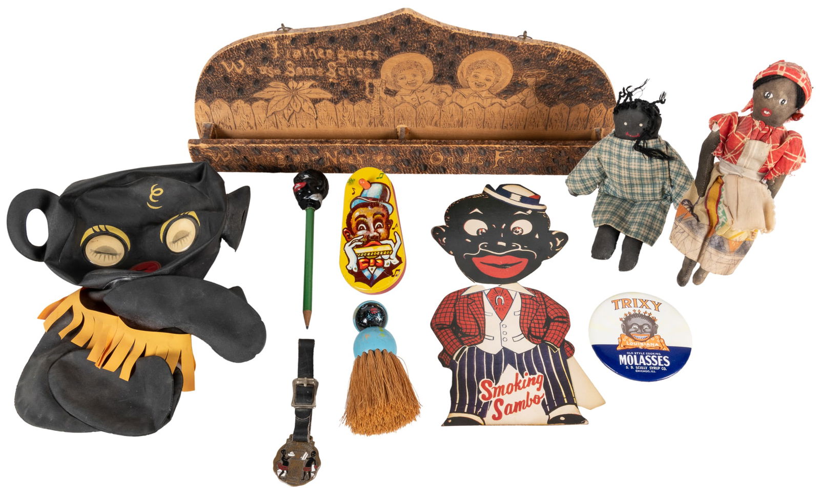 [AFRICAN-AMERICANA]. Group of 10 Various Vintage Items, inc... (1 of 1)