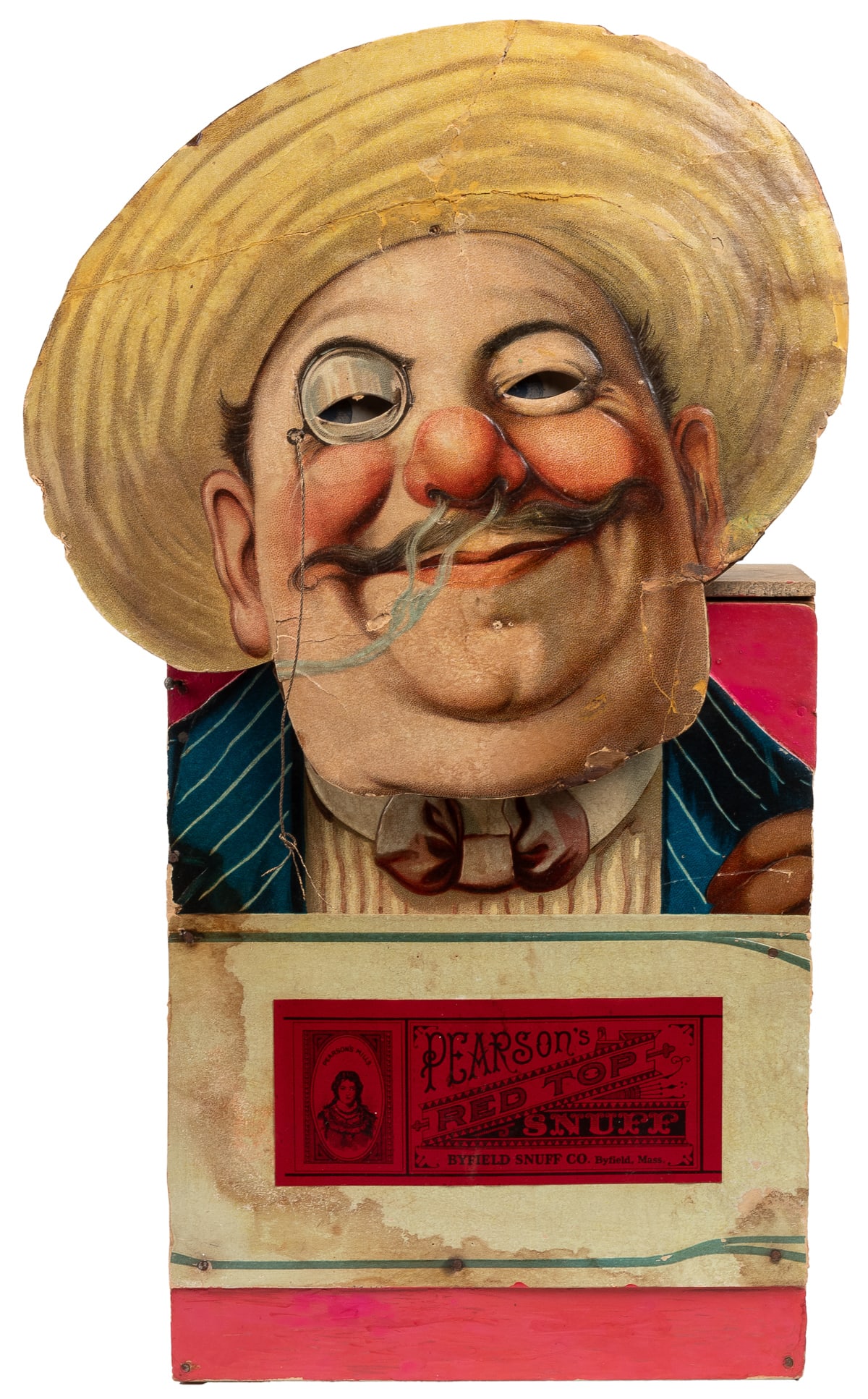 Pearson’s Red Top Snuff Nodder. Circa early 20th century. L... (1 of 2)