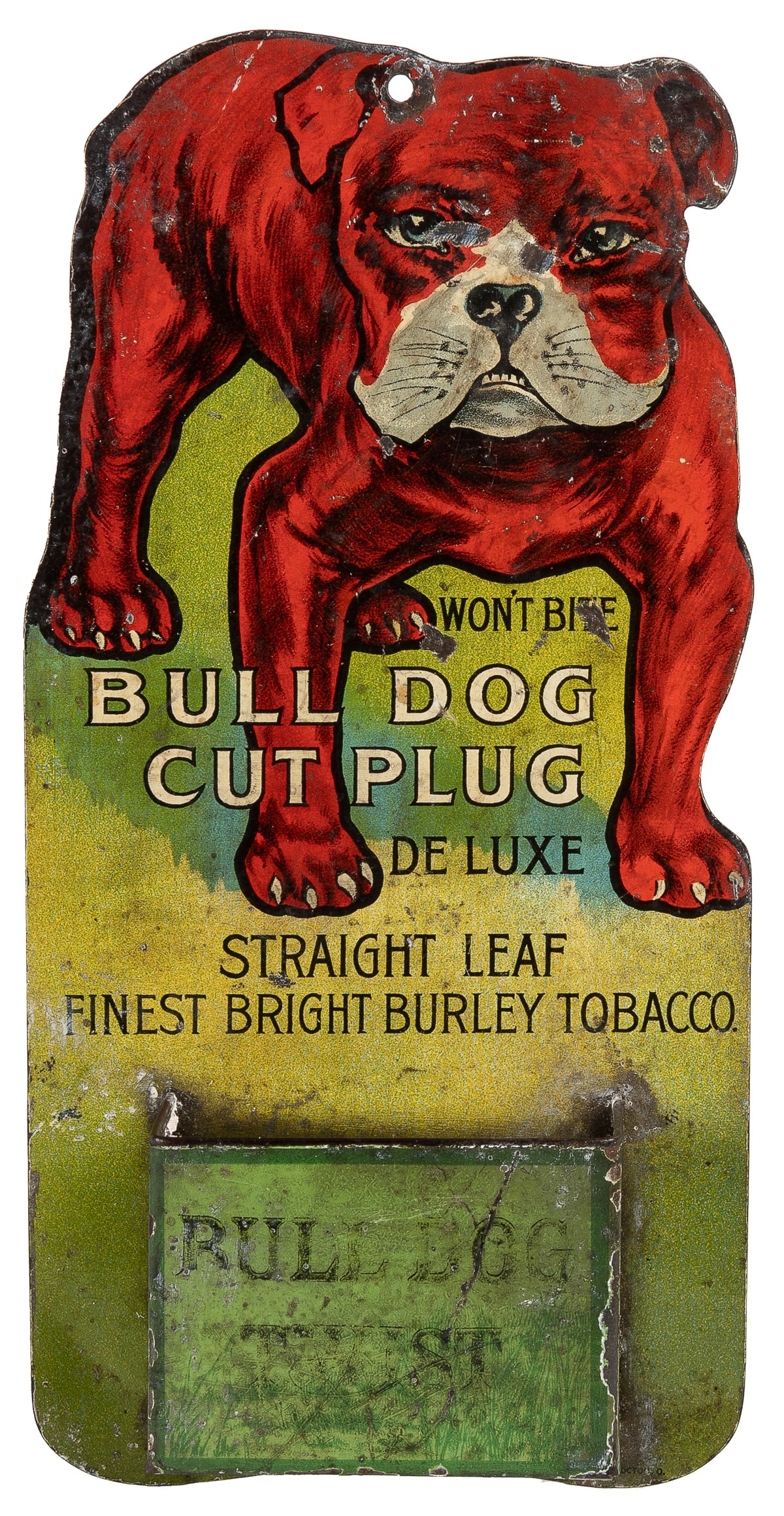 [TOBACCO]. “Bull Dog Cut Plug De Luxe Straight Leaf…” Litho... (1 of 3)