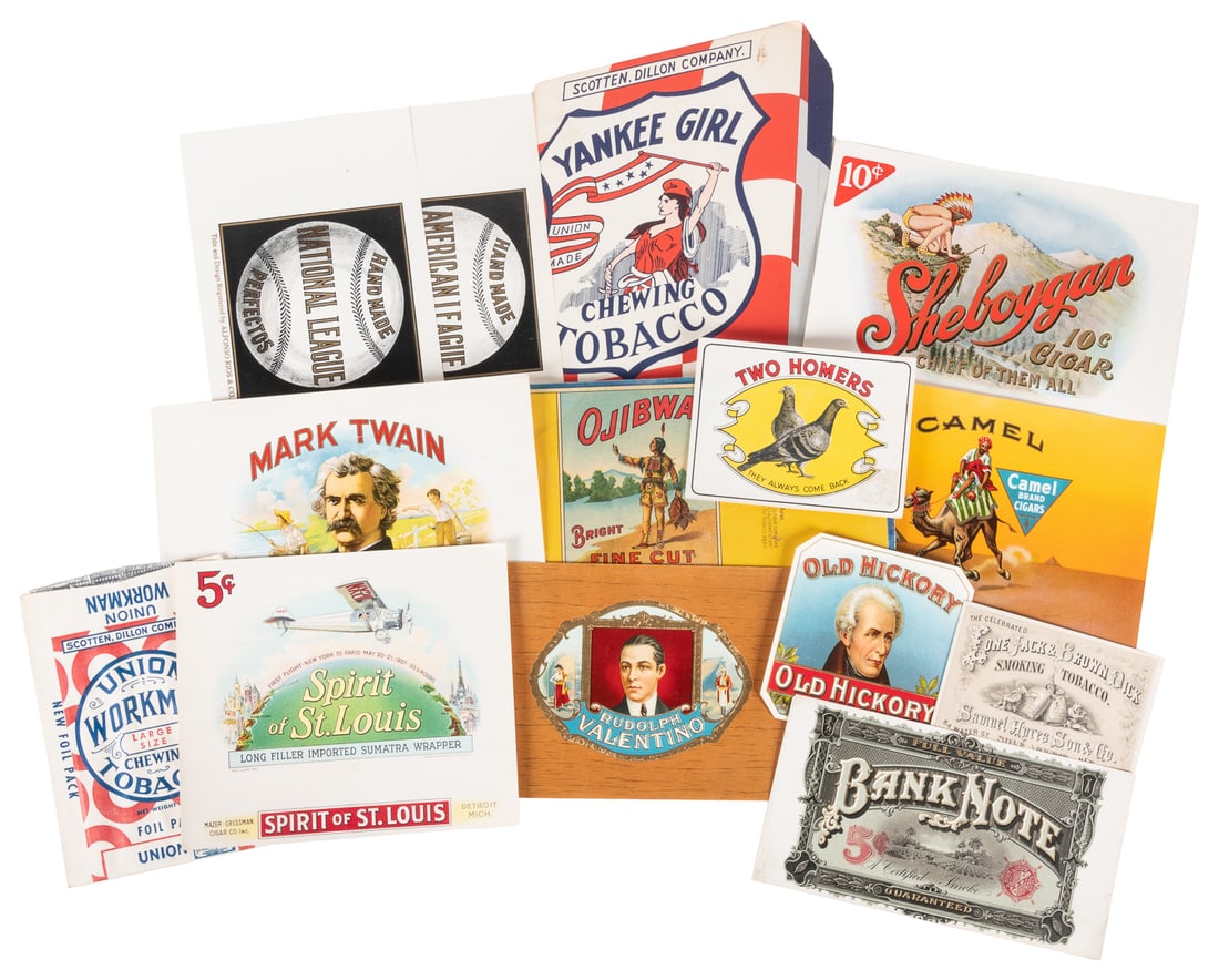 [TOBACCO]. Group of Nearly 31 Tobacco Labels or Associated ... (1 of 1)