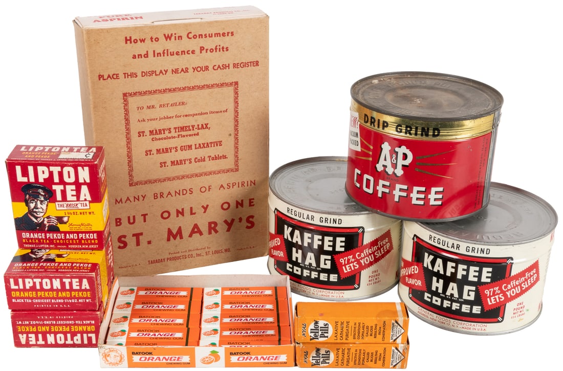 Group of Assorted Vintage Foods or Medicines, including: Ka... (1 of 1)