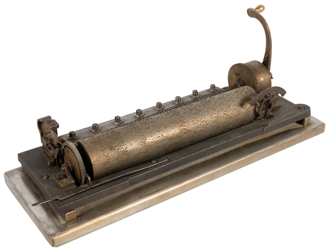 Antique 10-Tune Cylinder Music Box. [Swiss], ca. late ninet... (1 of 3)