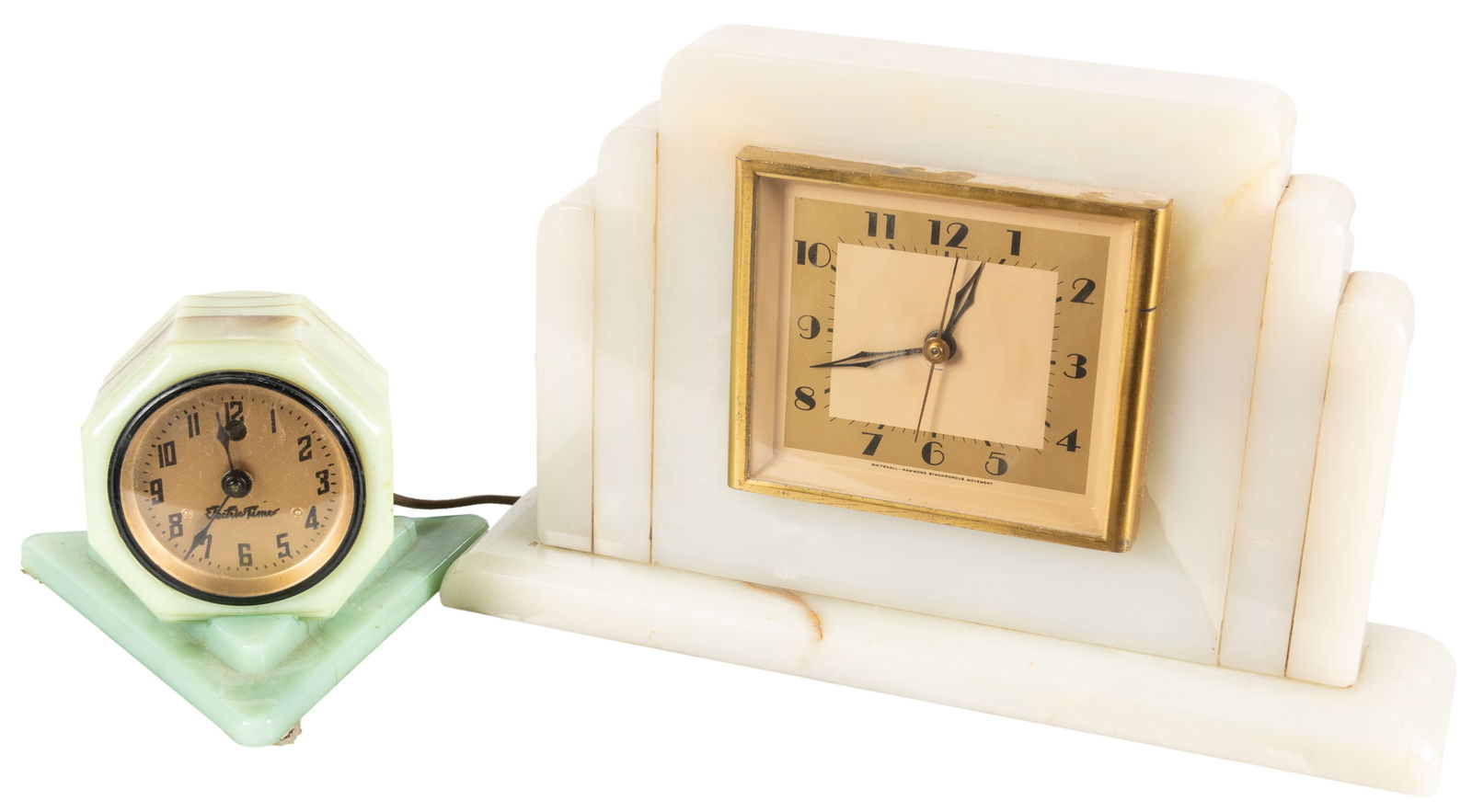 Two Antique Art Deco Electric Table Clocks. Including: a Vi... (1 of 2)