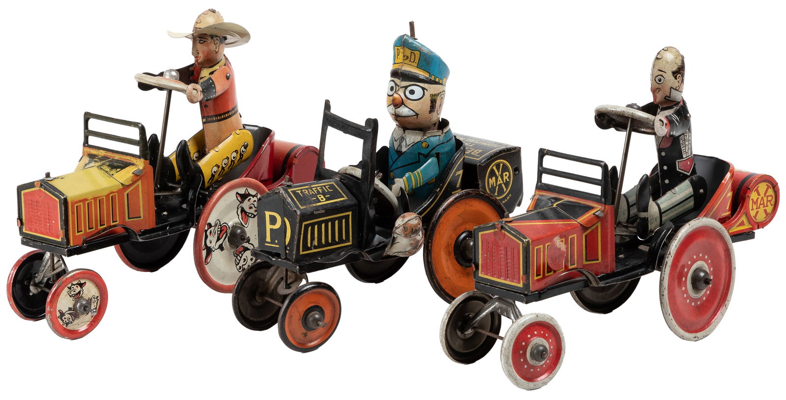 Three Marx Windup Cars. Whoopee, Komikal Kop, Coo Coo. [New... (1 of 4)