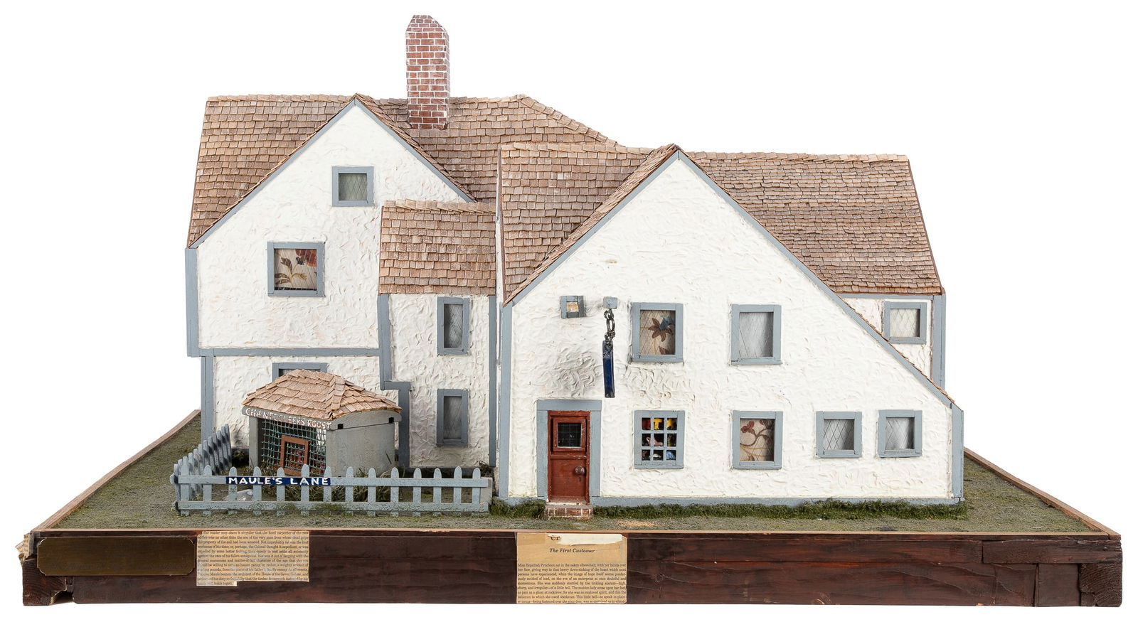 The House of the Seven Gables Model. 20th Century. A hand-m... (1 of 8)