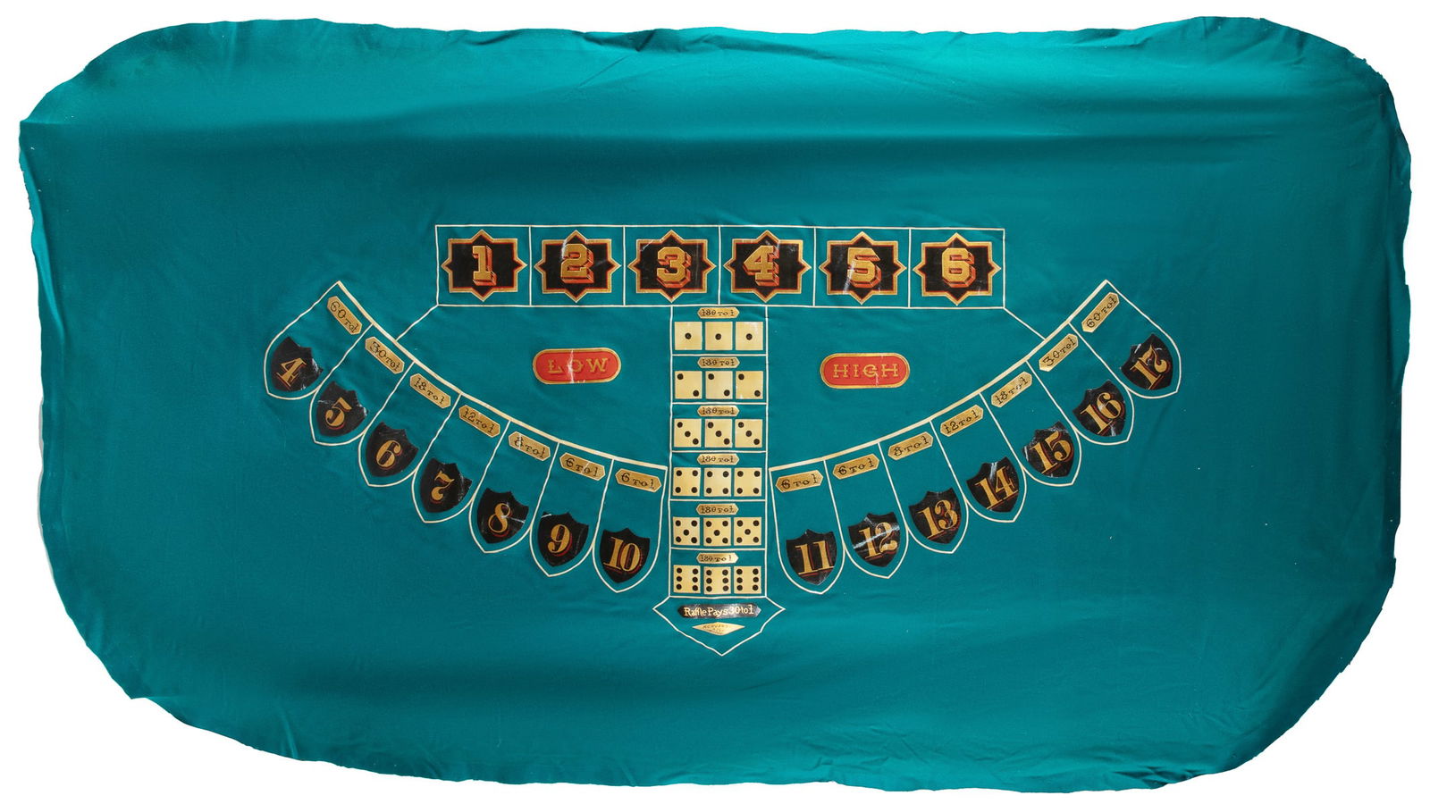 H. C. Evans Grand Hazard Chuck-a-Luck Layout. Chicago: H. C... (1 of 1)