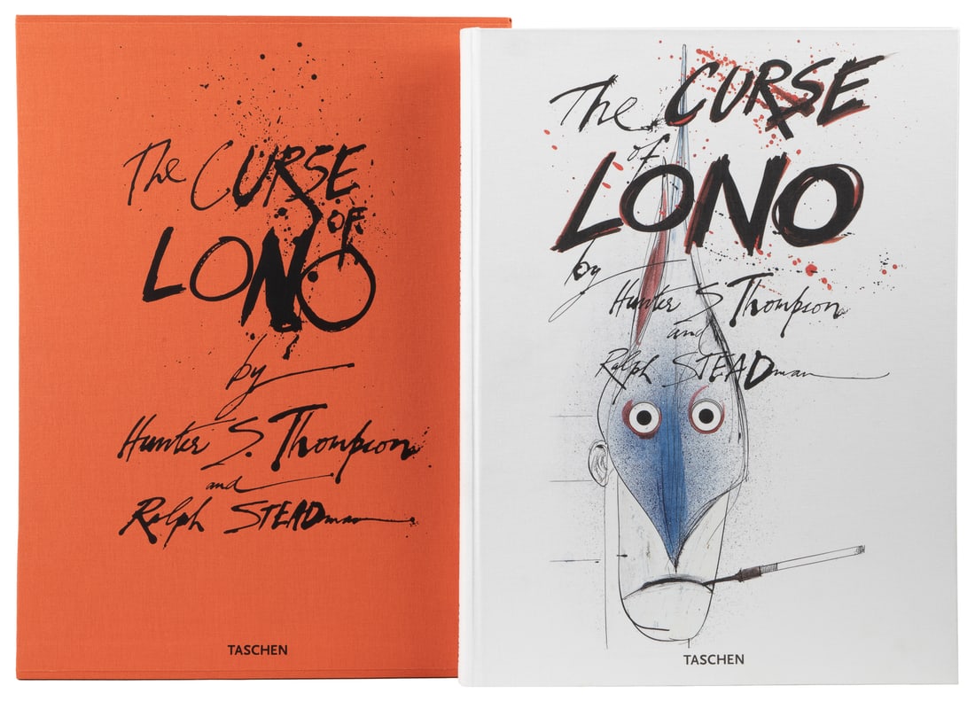 Thompson, Hunter S. -- Ralph Steadman (Illustrator). The Cu...: Thompson, Hunter S. -- Ralph Steadman (Illustrator). The Curse of Lono. Taschen, 2005. SIGNED by Hunter S. Thompson and Ralph Steadman. Copy number 446 of a limited edition of 1,000 copies. Elephant F