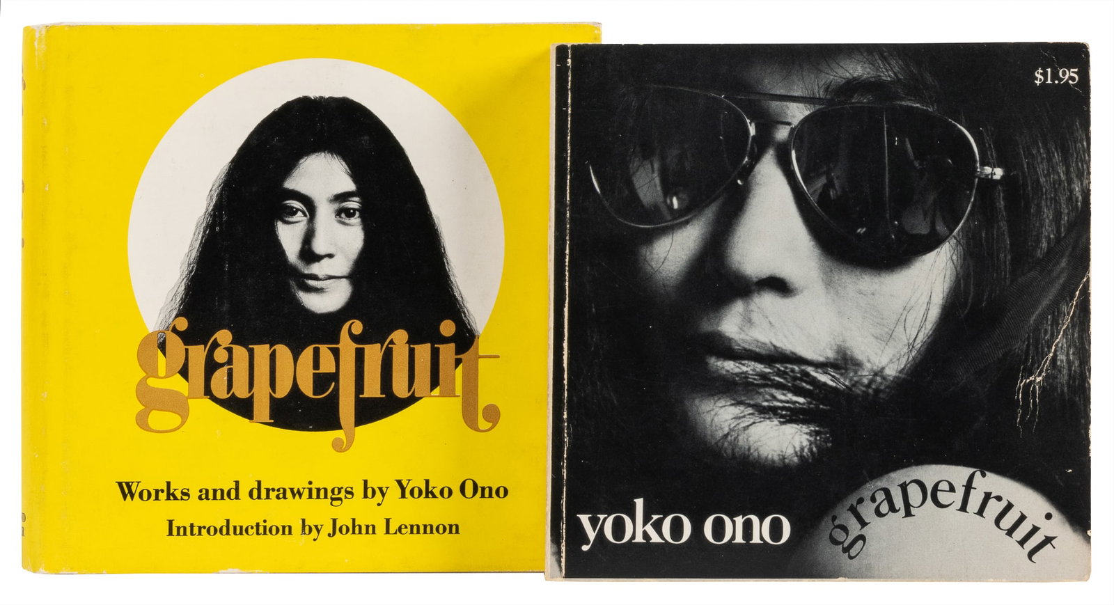 Ono, Yoko, Lennon, John (introduction). Grapefruit: A Book ...: Ono, Yoko, Lennon, John (introduction). Grapefruit: A Book of Instructions. Two First Printings. New York: Simon and Schuster, 1971. Includes the hardcover first edition, first printing (stated). Mino