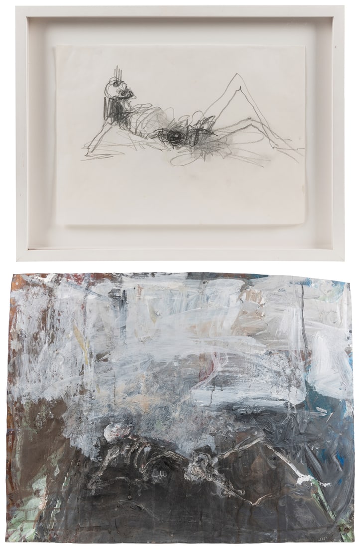 LEAF, June (American, 1929-2024). Two Untitled Works (Recli... (1 of 5)