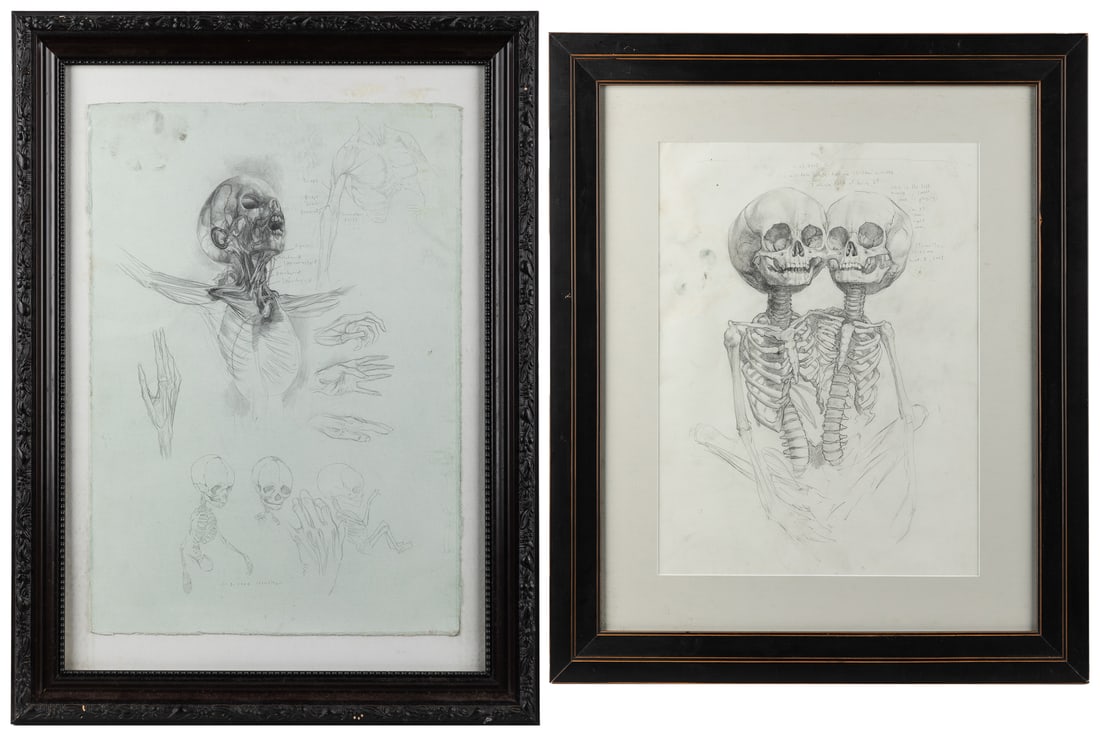 LLEWELLYN, Kevin (American, 20th century). Two works. Study... (1 of 3)