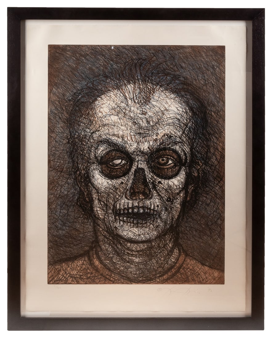 JIMENEZ, Luis (American, 1940 - 2006). Self-Portrait. 1996.... (1 of 2)