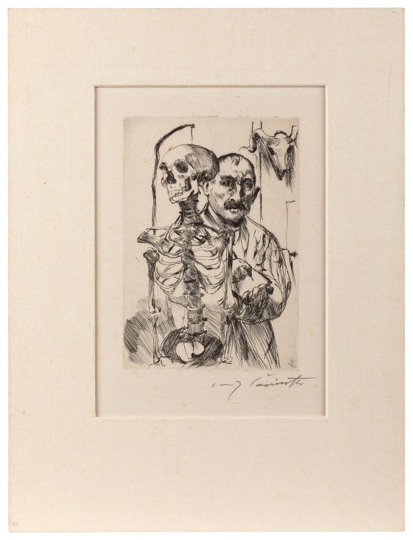 CORINTH, Lovis (Russian, 1858 - 1925). Der Kunstler und der... (1 of 1)