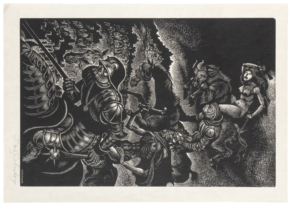 [WAR]. EICHENBERG, Fritz (German, 1901-1990). Follies of Wa... (1 of 4)