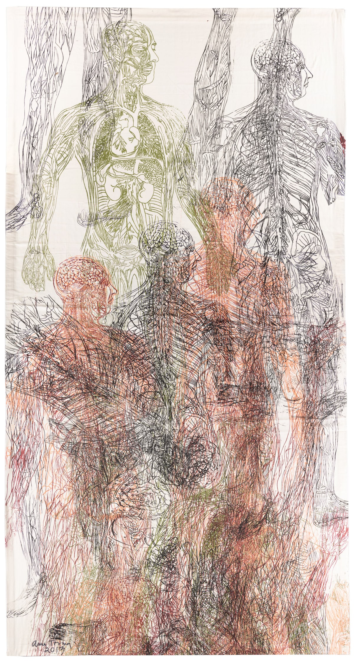 TORMA, Anna (Hungarian-Canadian, b. 1952). Untitled Anatomy... (1 of 3)