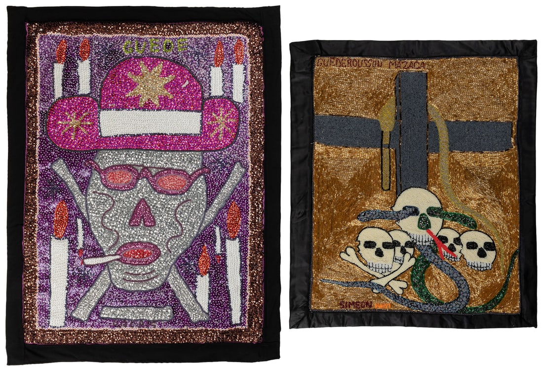 [ETHNOGRAPHICA]. VALRIS, George (Haitian, b. 1950). Two Sku... (1 of 4)