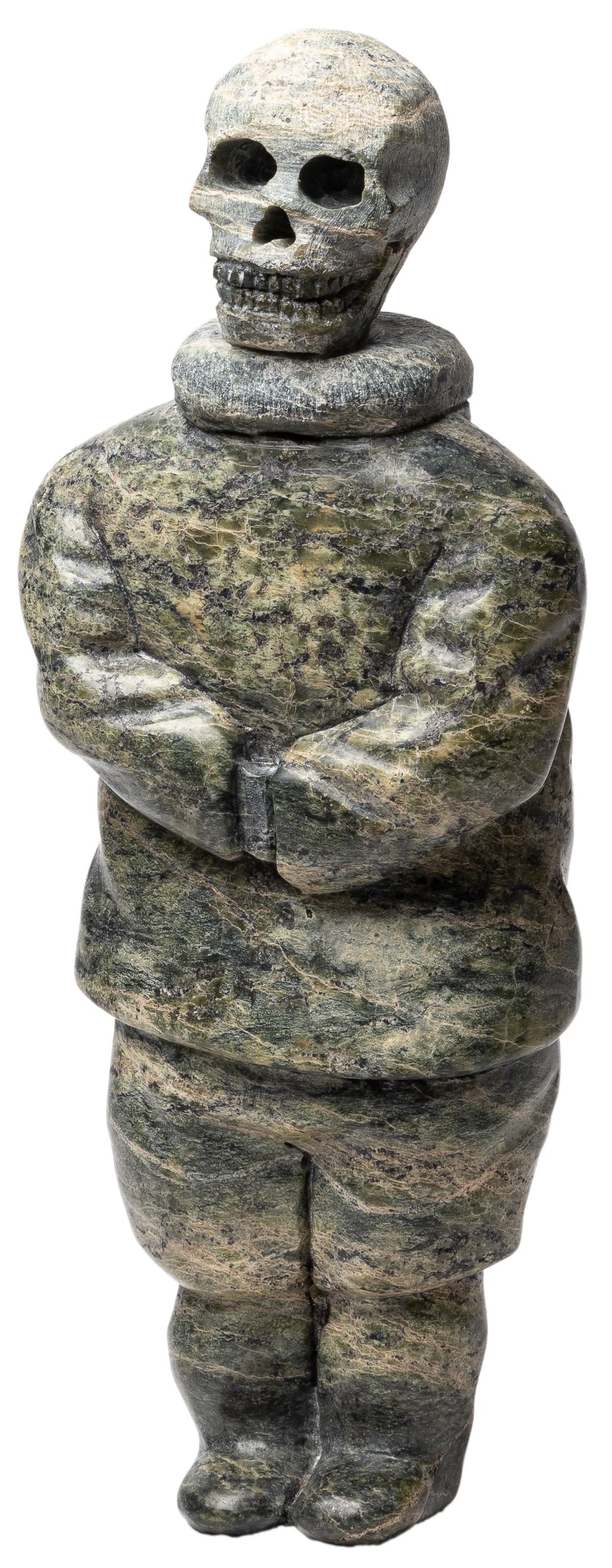 Inuit Stone Figure of a Dead Spirit. [Circa 2005]. Carved s... (1 of 2)