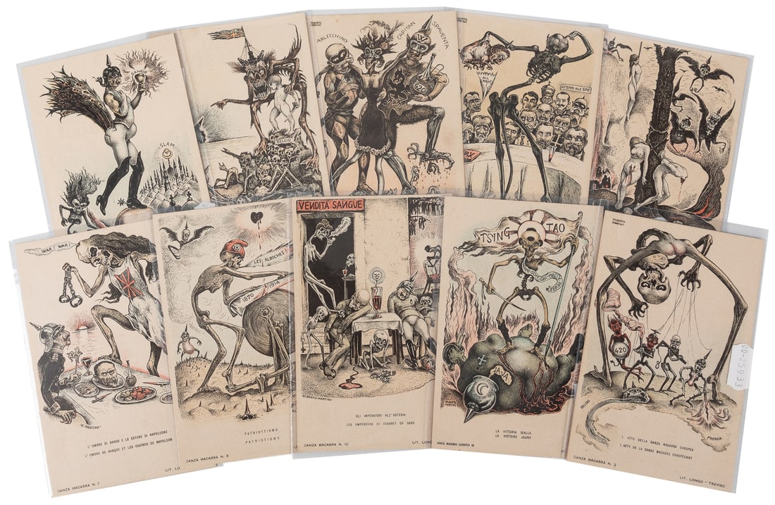 [WORLD WAR I]. MARTINI, Alberto (Italy, 1876 - 1954). 11 Da... (1 of 1)