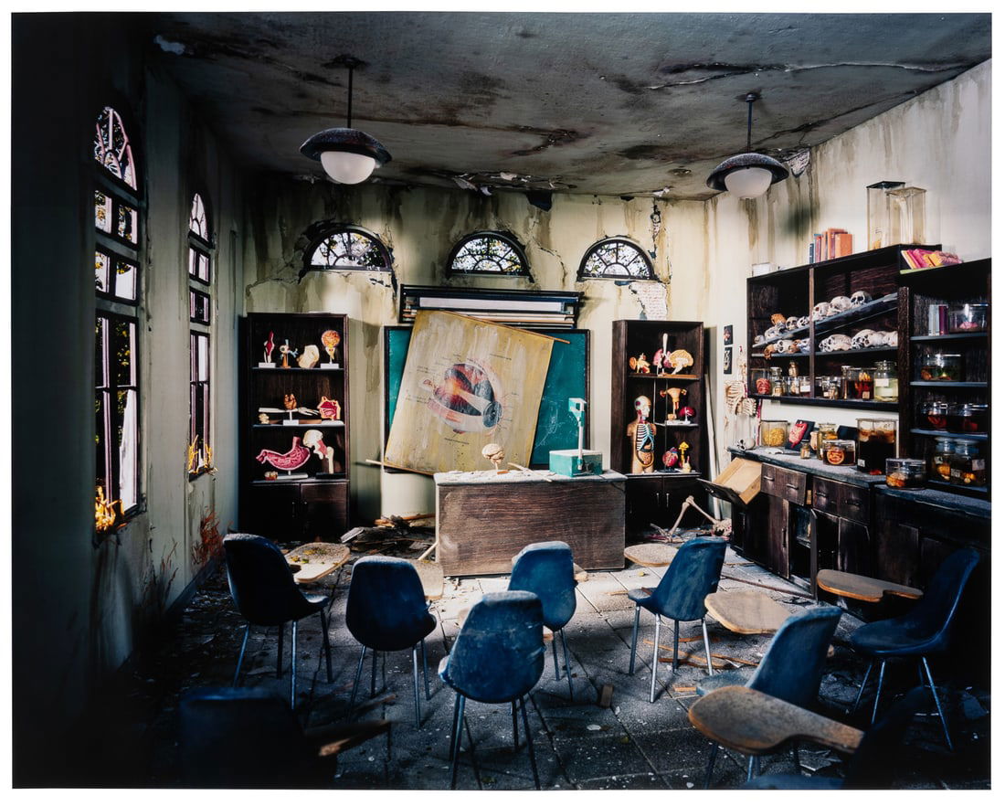 NIX, Lori (American, b. 1969). Anatomy Classroom. 2012. Arc...: NIX, Lori (American, b. 1969). Anatomy Classroom. 2012. Archival pigment print. Signed and numbered from an edition 5/15 verso. From Nix’s series “The City.” Nix is known for meticul