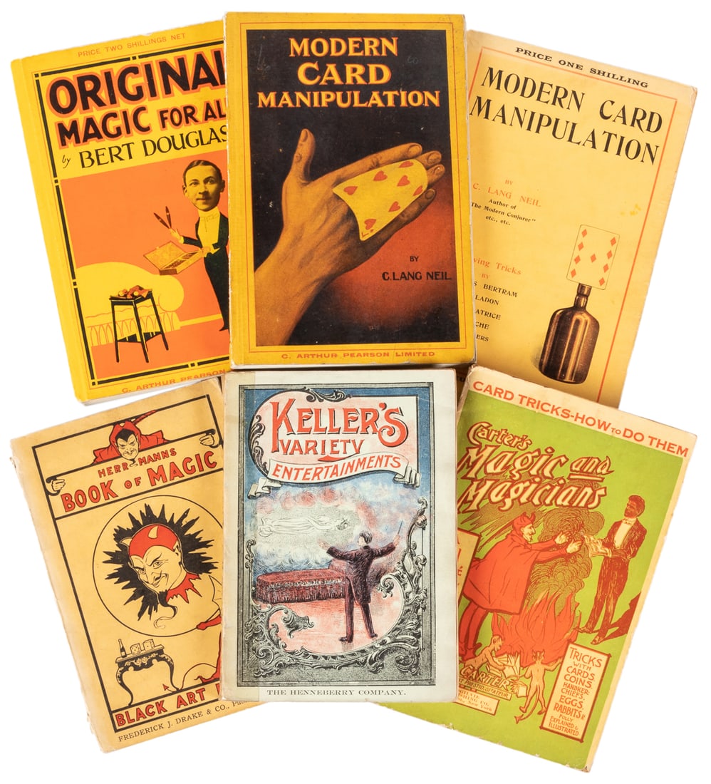 [BOOKS - MAGIC INSTRUCTION] Group of Seven Vintage Magic Bo... (1 of 2)