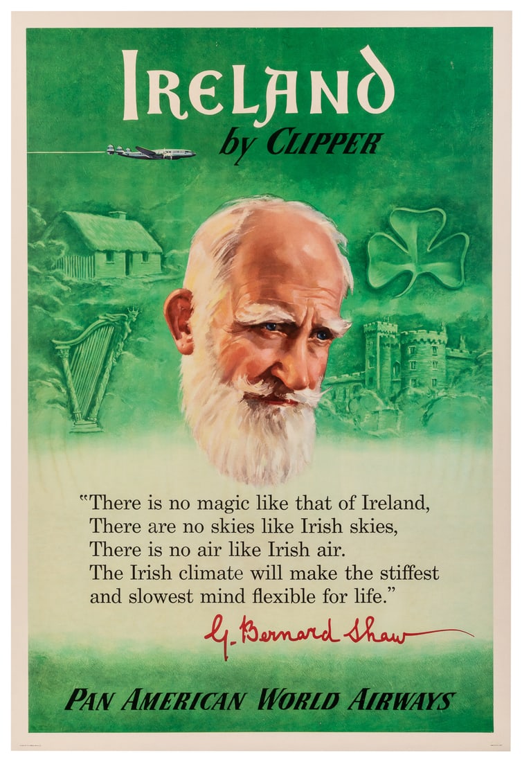 Ireland by Clipper / Pan American World Airways. 1948. Offs... (1 of 1)