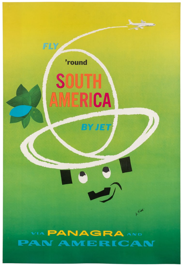 FINE, Aaron. Fly Round South America by Jet / via Panagra a... (1 of 1)