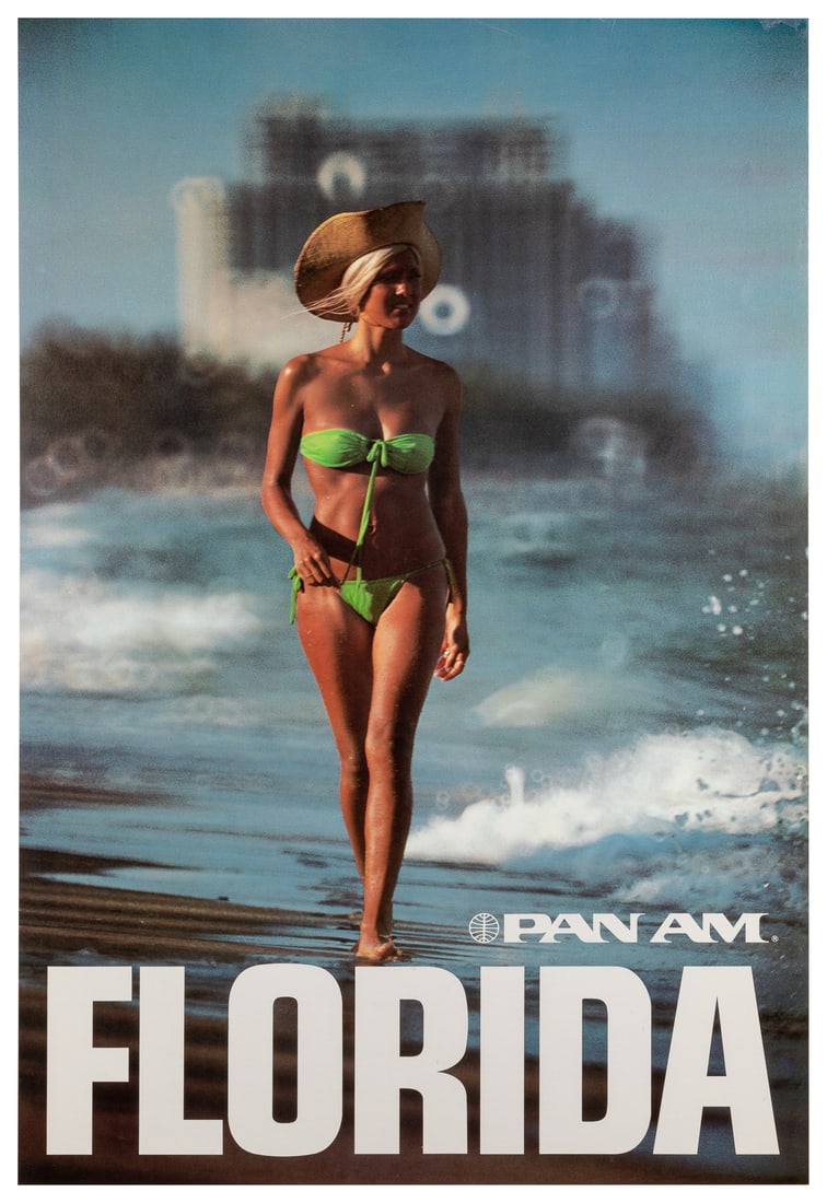 Pan Am / Florida. Circa 1970s. Photo offset lithograph depi... (1 of 1)