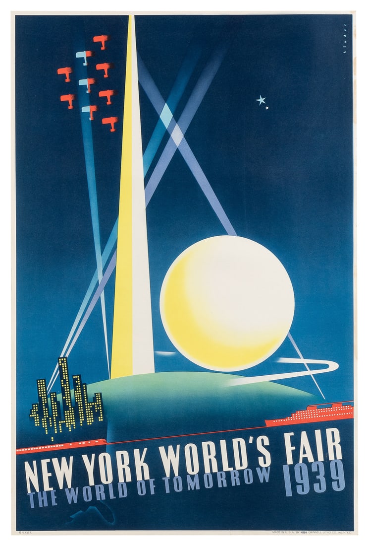 BINDER, Joseph (1898–1972). New York World’s Fair / The Wor... (1 of 1)