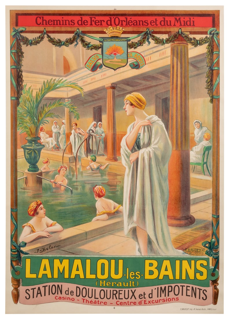 BELON, Jose (1861 – 1927). Lamalou les Bains. Paris: E. Bau... (1 of 1)