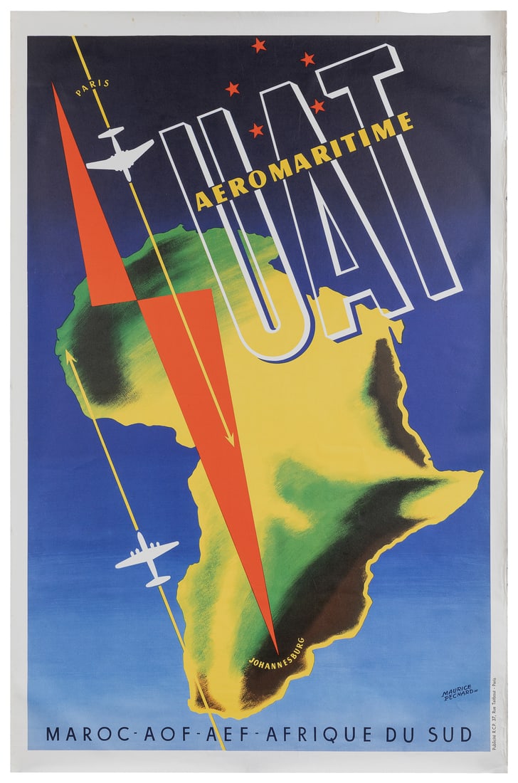 PECNARD, Maurice. UAT Aero Maritime Maroc – AOF – AEF – Afr... (1 of 1)