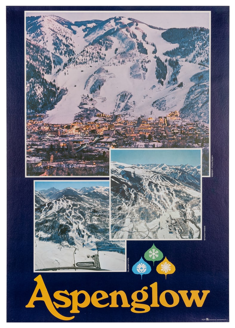 [ASPEN]. Two vintage travel posters. Including: SOARD, Buzz... (1 of 2)