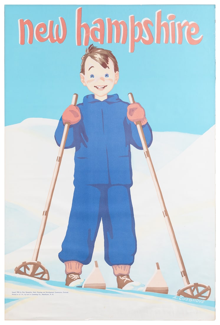 COSGROVE, Alice (1909–1971). New Hampshire / [Skiing]. 1954... (1 of 1)