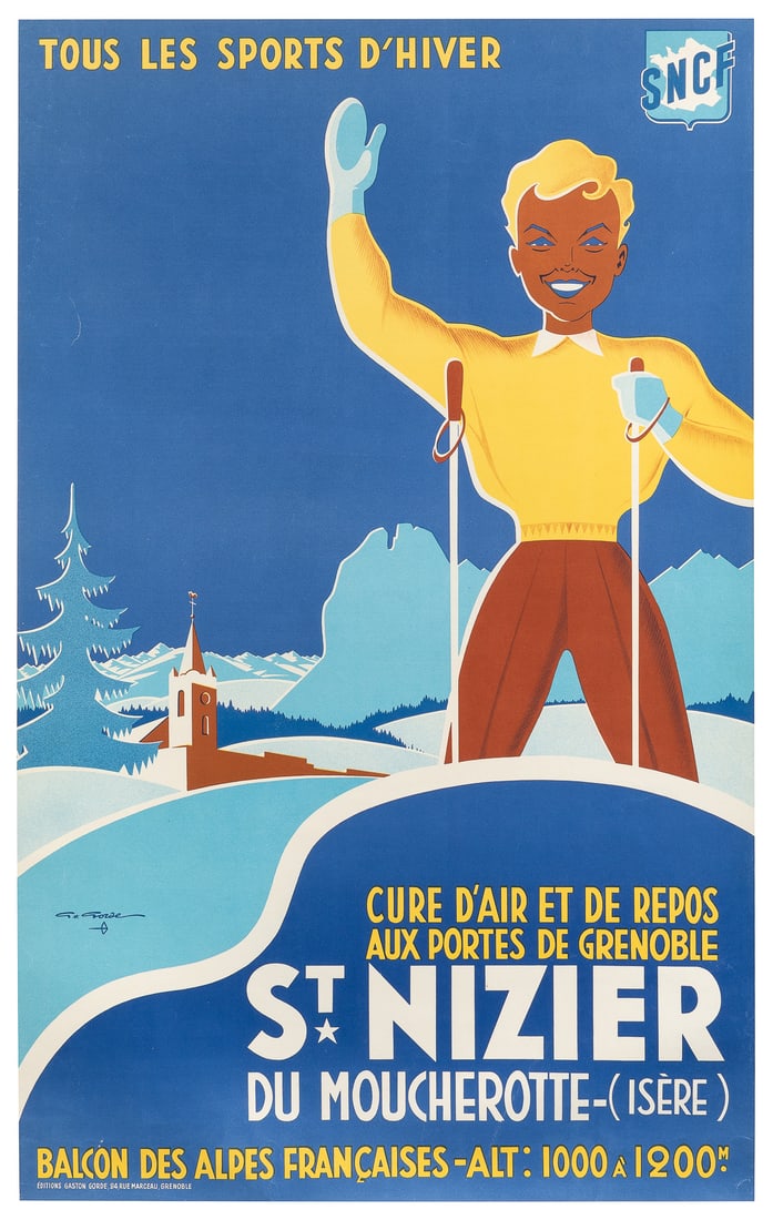 GORDE, Gaston (1908 – 1995). St. Nizier / Du Moucherotte (I... (1 of 1)