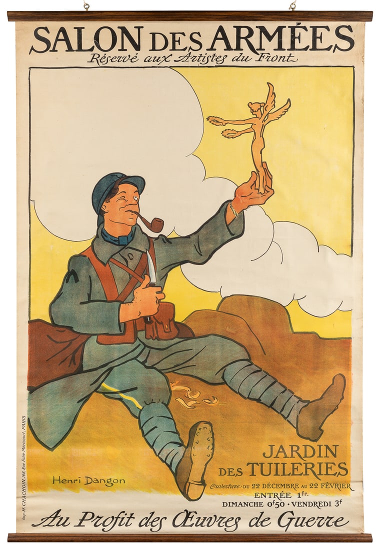 DANGON, Henri. Salon des Armees. 1916. Paris: H. Chachoin. ... (1 of 1)