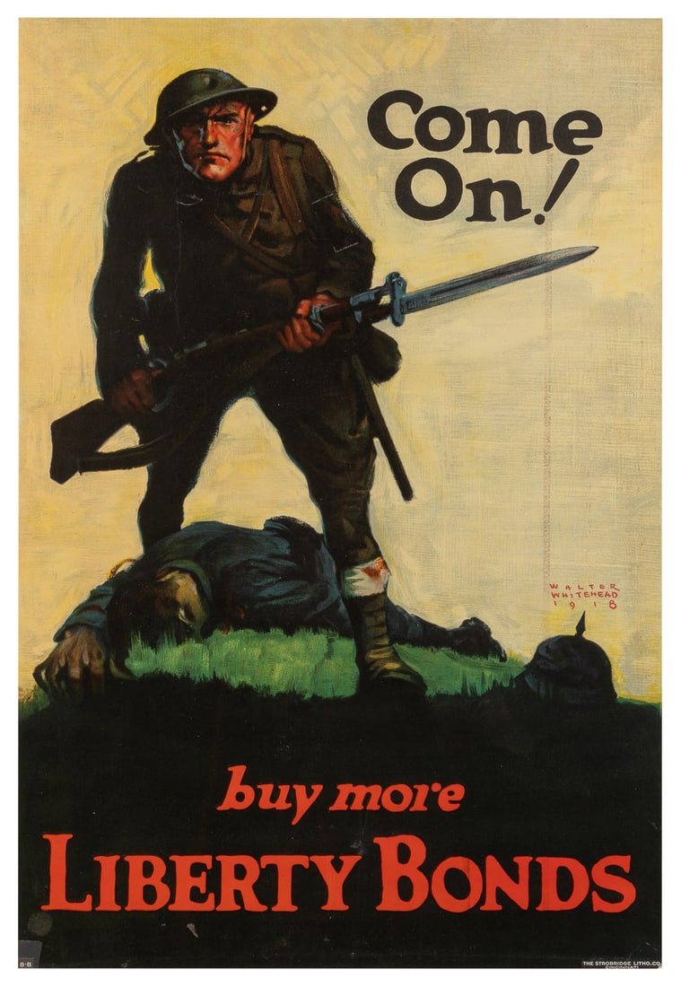 [WORLD WAR I]. Group of 4 propaganda posters. American, ca.... (1 of 4)