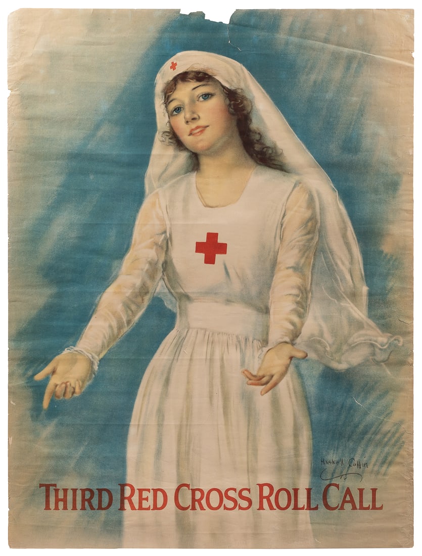 [WORLD WAR I]. Three American Red Cross Posters. 1918–1919.... (1 of 3)