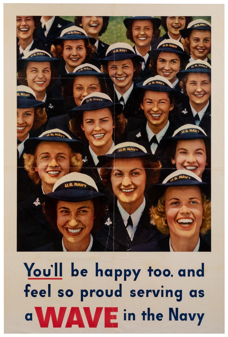[WORLD WAR II – WOMEN’S RECRUITMENT]. Group of 4 posters. 1... (1 of 4)