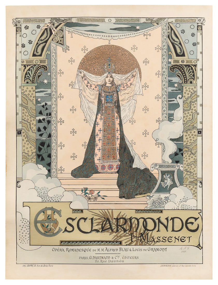 [THEATER]. GORGUET, Auguste Francois (1862–1927). Esclarmon... (1 of 1)