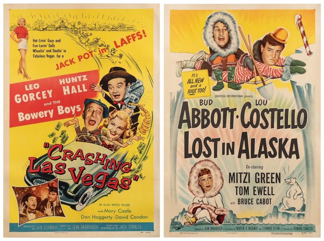 Two Abbot & Costello Posters. Lost in Alaska / Crashing Las... (1 of 3)