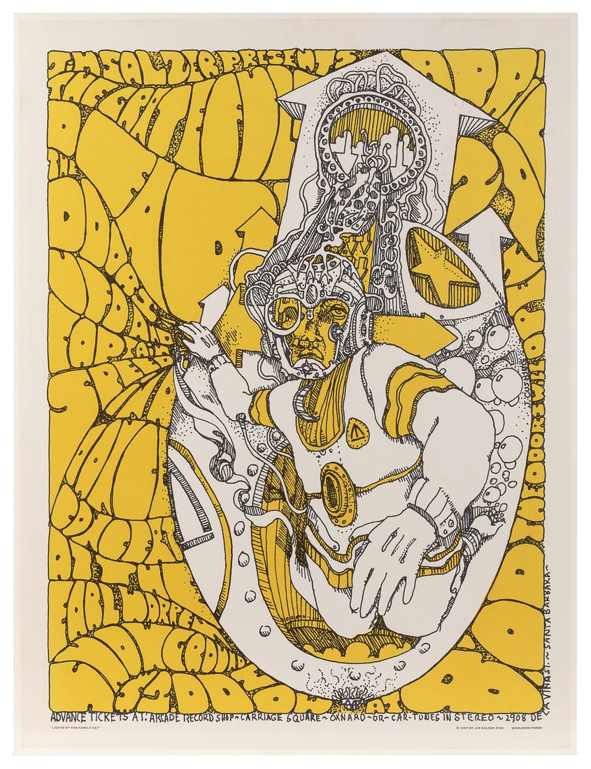 CUSHING, John. Grateful Dead / The Doors / Earl Warren Show... (1 of 1)