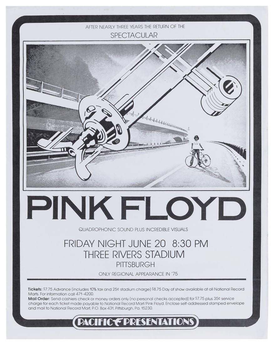 Pink Floyd / Three Rivers Stadium. 1975. Pittsburg, PA. Con... (1 of 1)